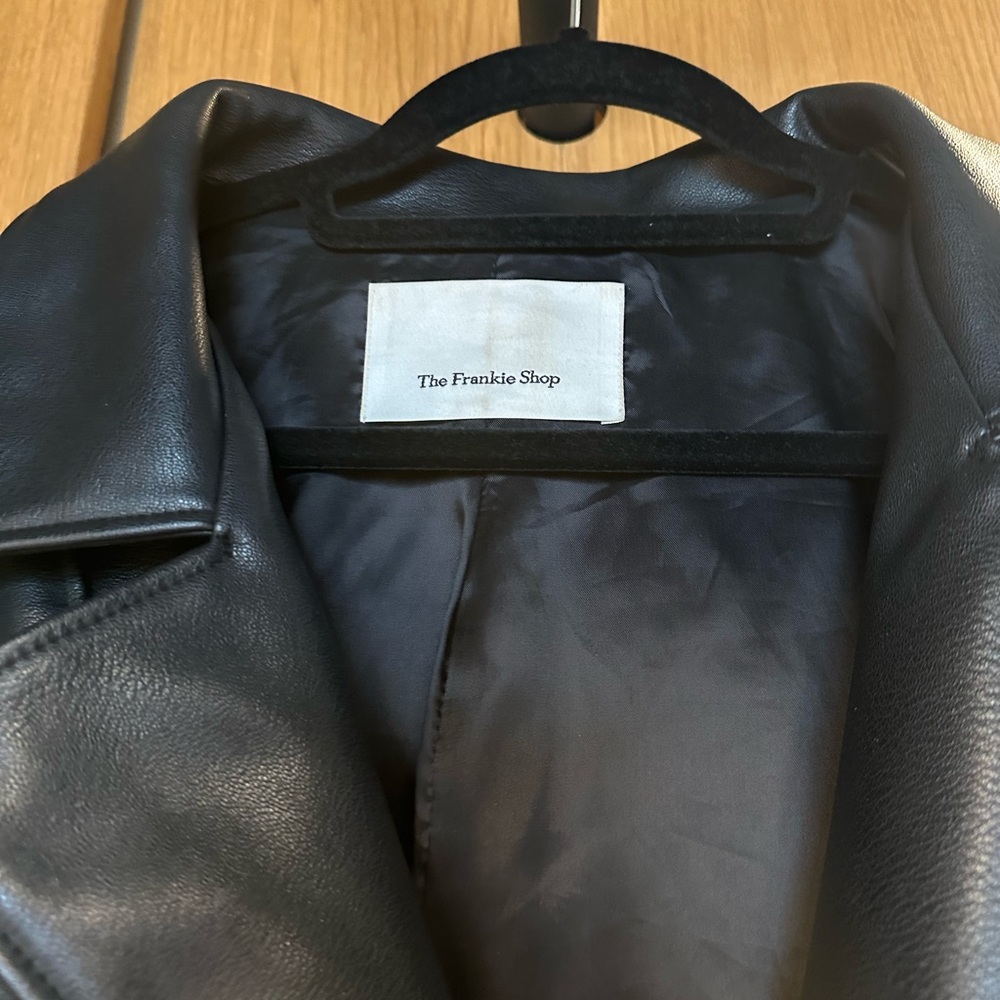 The Frankie Shop Black Leather Jacket - Picture 5 of 7